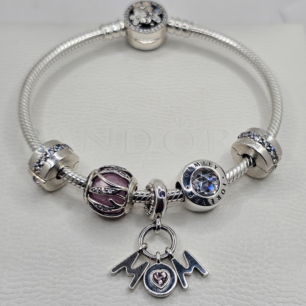 ⚘️6pc Authentic Pandora MOTHER'S BRACELET GIFT 🎁 SET
